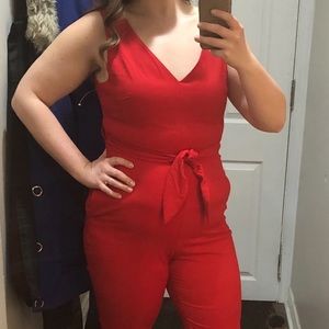 Red Jumpsuit size M